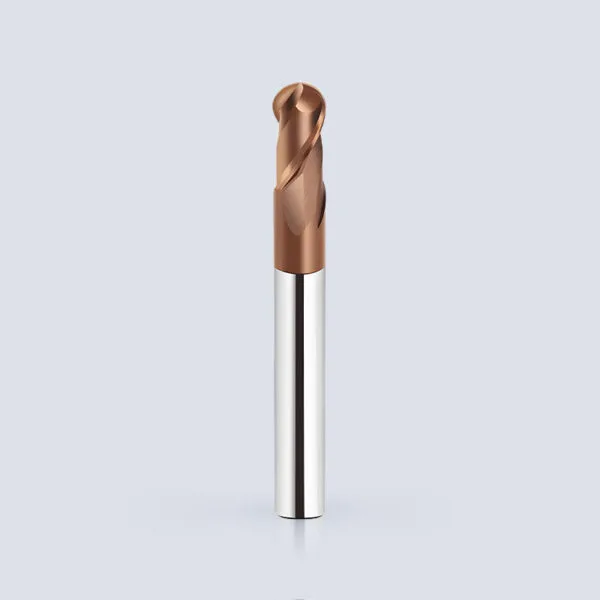 SDF-H Series Solid Tungsten Carbide High-speed high-hardness 2-flute ball nose end mill - ALTiSiN Coating - Image 7