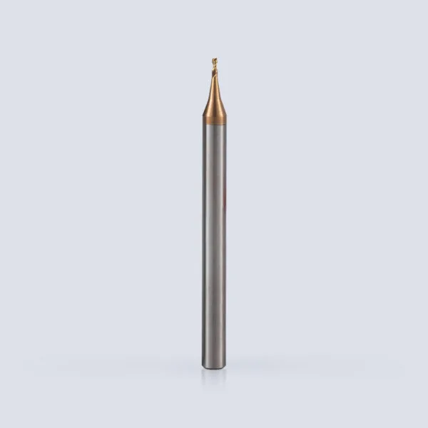 SDF-S Series HRC 60° High Hardness Solid Carbide Micro-Diameter 2-Flute End Mill