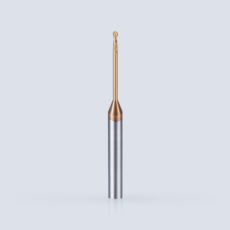 2-flute deep groove ball nose end mill