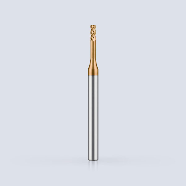 4-flute deep groove radius end mill