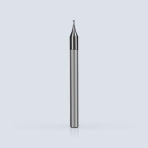 Super-Hard Solid Carbide Micro-Diameter 2-Flute Ball Nose End Mill