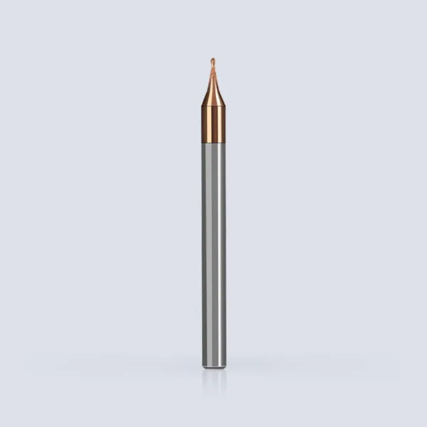 SDF-S Series HRC 60° High Hardness Solid Carbide Micro-Diameter 2-Flute Ball Nose End Mill