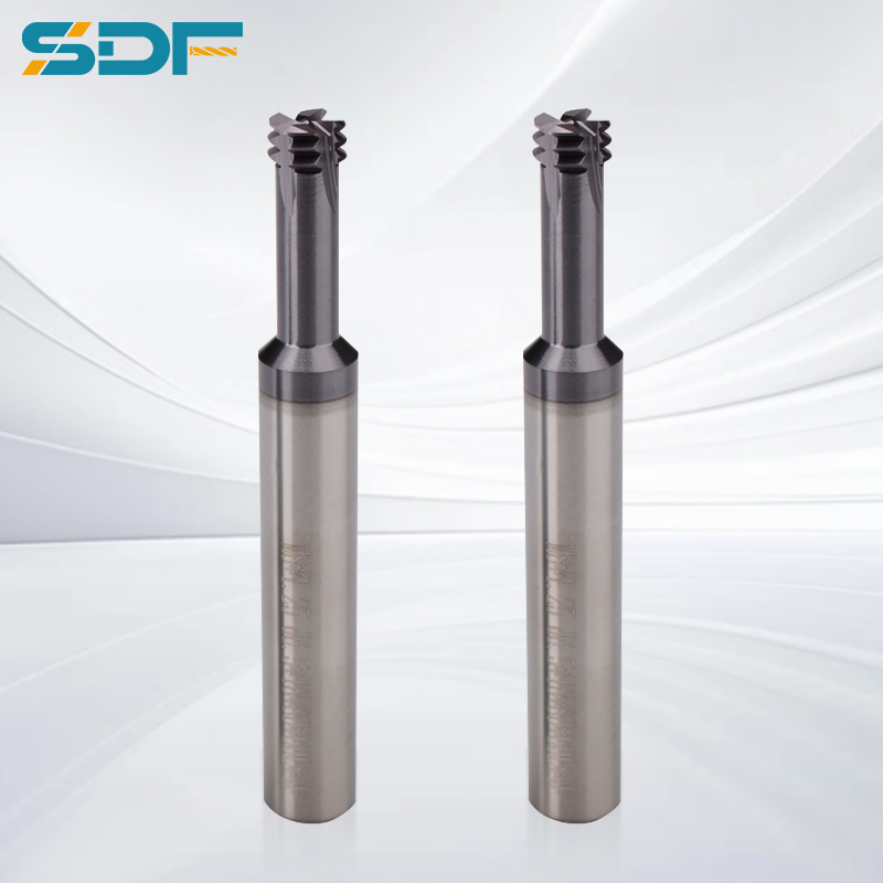 SDF carbide thread milling cutter without pre-hole for steel